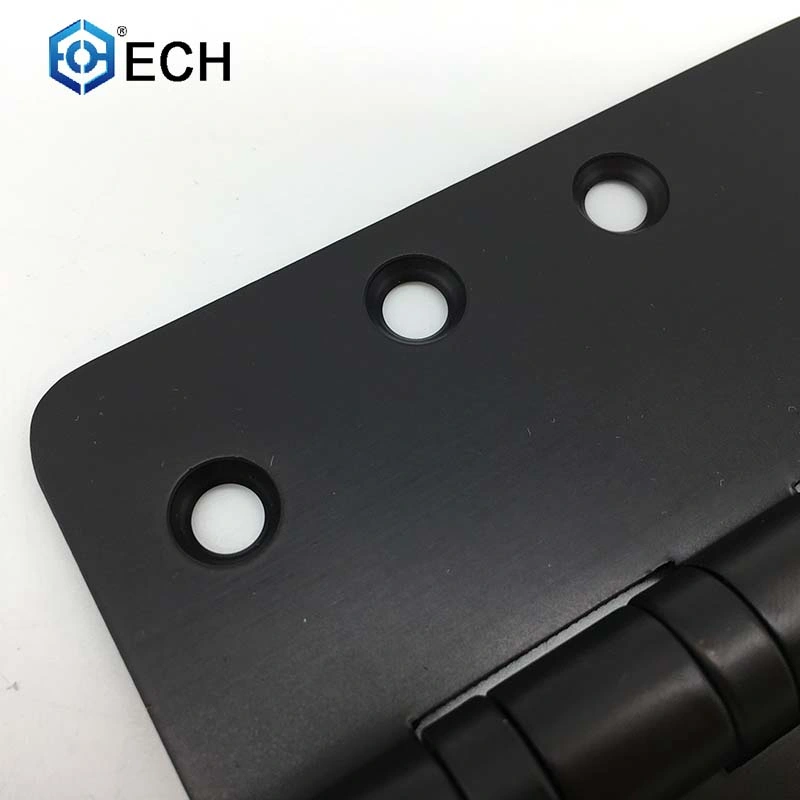 4 3 Inch Radius Stainless Steel Black Round Square Door Butt Hinge