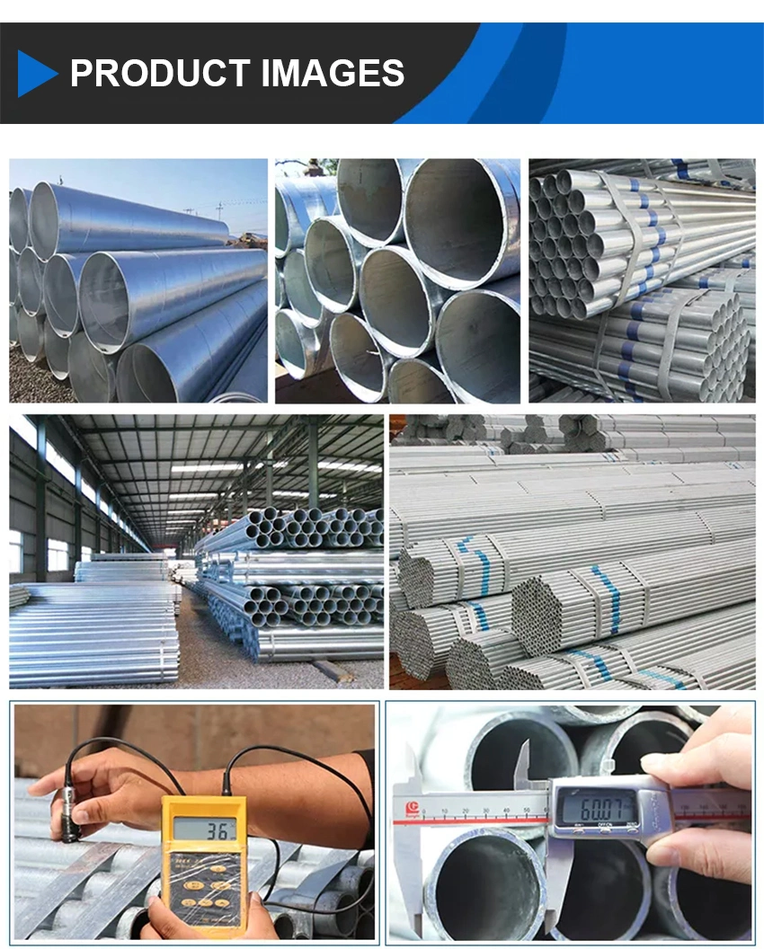 26mm Structural Steel Tube Longitudinal Welded Pre Galvanized Steel Pipe 8 Meter Scaffolding Galvanized Round Pipe for Building