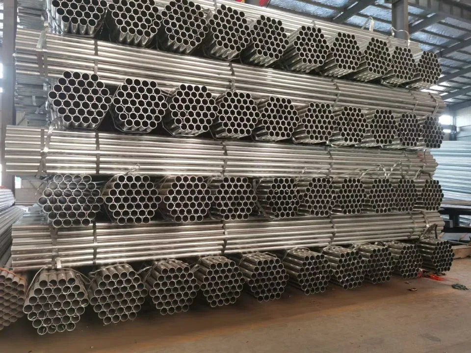 BS 1387 ASTM A53 A500 Galvanized Steel Round Pipe