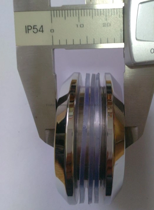 Acero inoxidable puerta corrediza de vidrio el pulgar de vuelta a ras Asa oculta