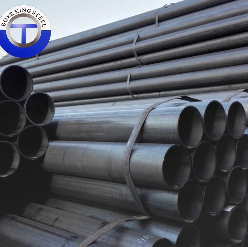  5L de la API X46 X52 X60 X65 PSL1 PSL2 SS400 LSAW REG soldada de acero dulce tubo redondo