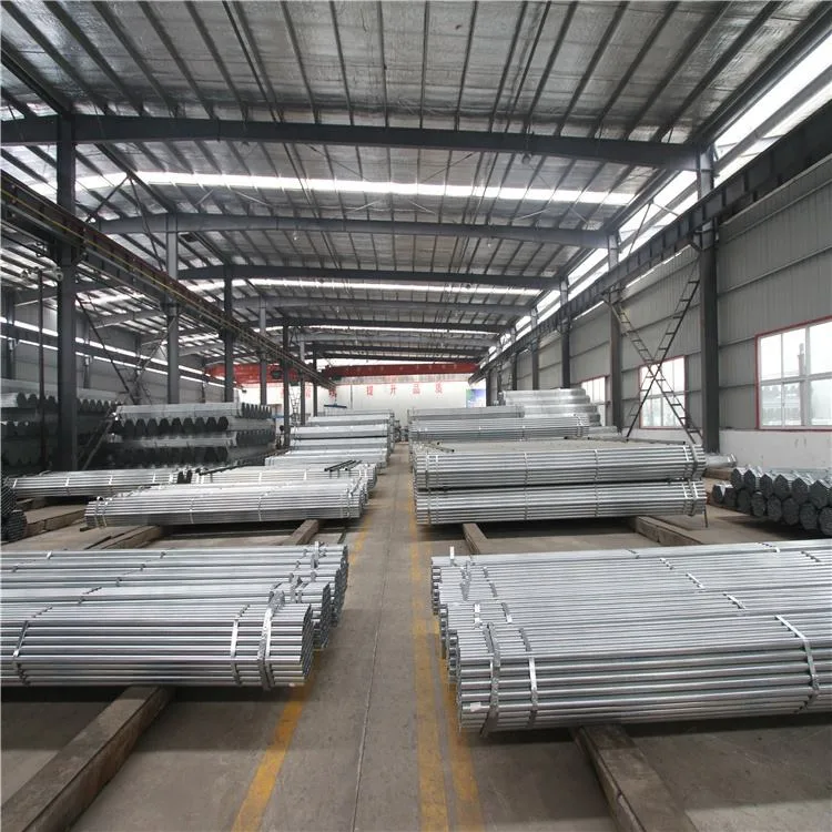 Liange horario de 4 a 40 en acero galvanizado de pared gruesa tubo estructural tuber&#237;a redonda perfecta