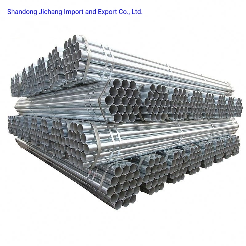 Liange horario de 4 a 40 en acero galvanizado de pared gruesa tubo estructural tuber&#237;a redonda perfecta