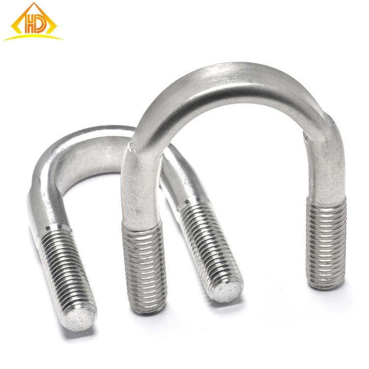  Planos de acero inoxidable , vuelta doblando el tornillo en U la abrazadera del tubo