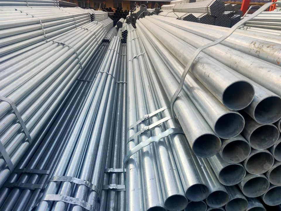 Liange horario de 4 a 40 en acero galvanizado de pared gruesa tubo estructural tuber&#237;a redonda perfecta