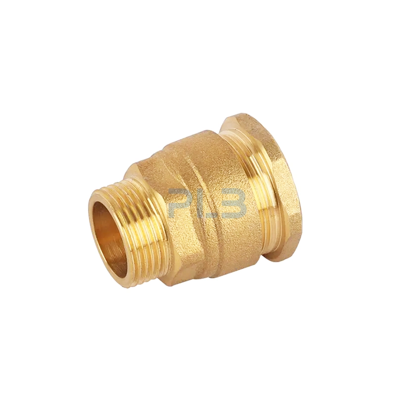 Codo de pared de lat&#243;n para tuber&#237;a de HDPE