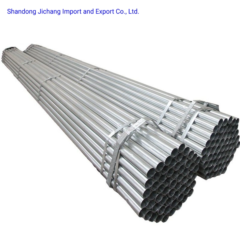 Liange horario de 4 a 40 en acero galvanizado de pared gruesa tubo estructural tuber&#237;a redonda perfecta