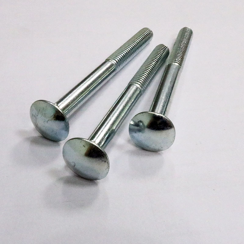 DIN603 cabeza redonda perno de cuello cuadrado cabeza redonda de museta Galvanizada Perno del soporte