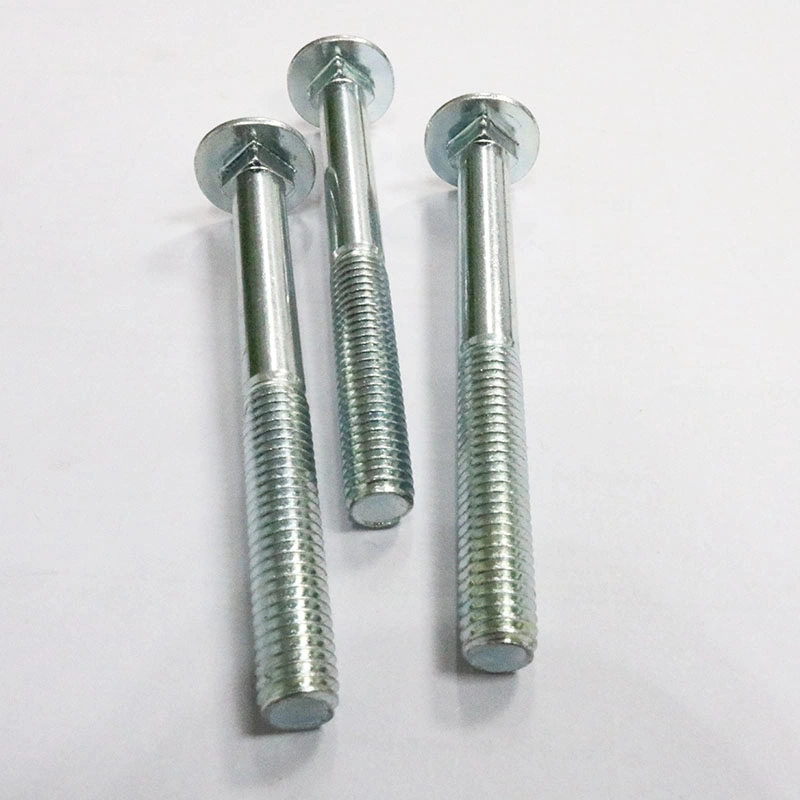 DIN603 cabeza redonda perno de cuello cuadrado cabeza redonda de museta Galvanizada Perno del soporte