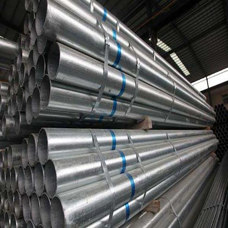  Galvanizado en caliente de tubo de acero redondo para la construcci&#243;n