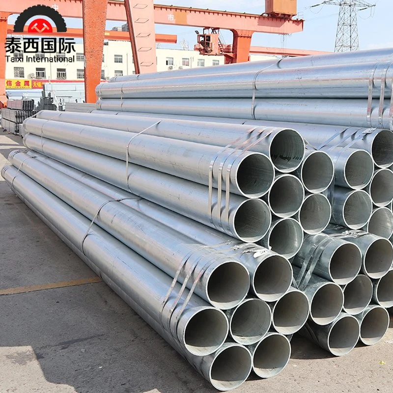  ERW Carton Acero Negro tuber&#237;a Gi tuber&#237;a caliente galvanizado Tubo de acero