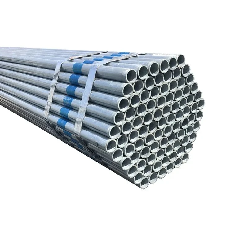 Q195/Q235/Q345 tubo redondo de acero galvanizado 200-600G/M2 tubo redondo galvanizado