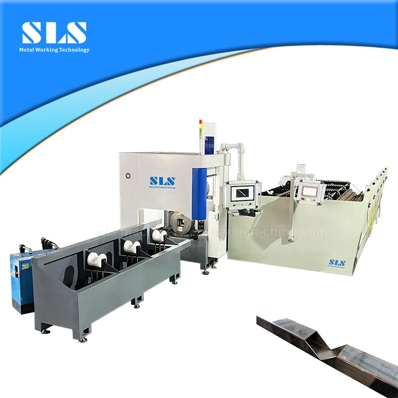  SLS equipo l&#225;ser Industrial - CNC de tubo redondo grande / Tubo cuadrado de corte l&#225;ser de fibra