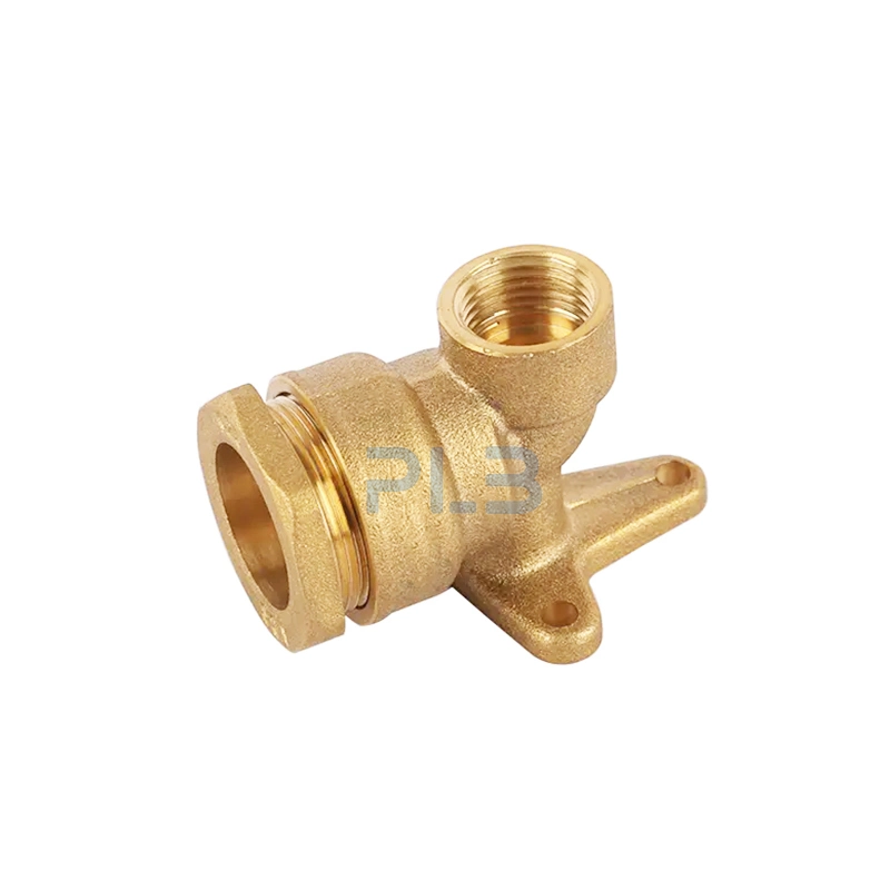Codo de pared de lat&#243;n para tuber&#237;a de HDPE