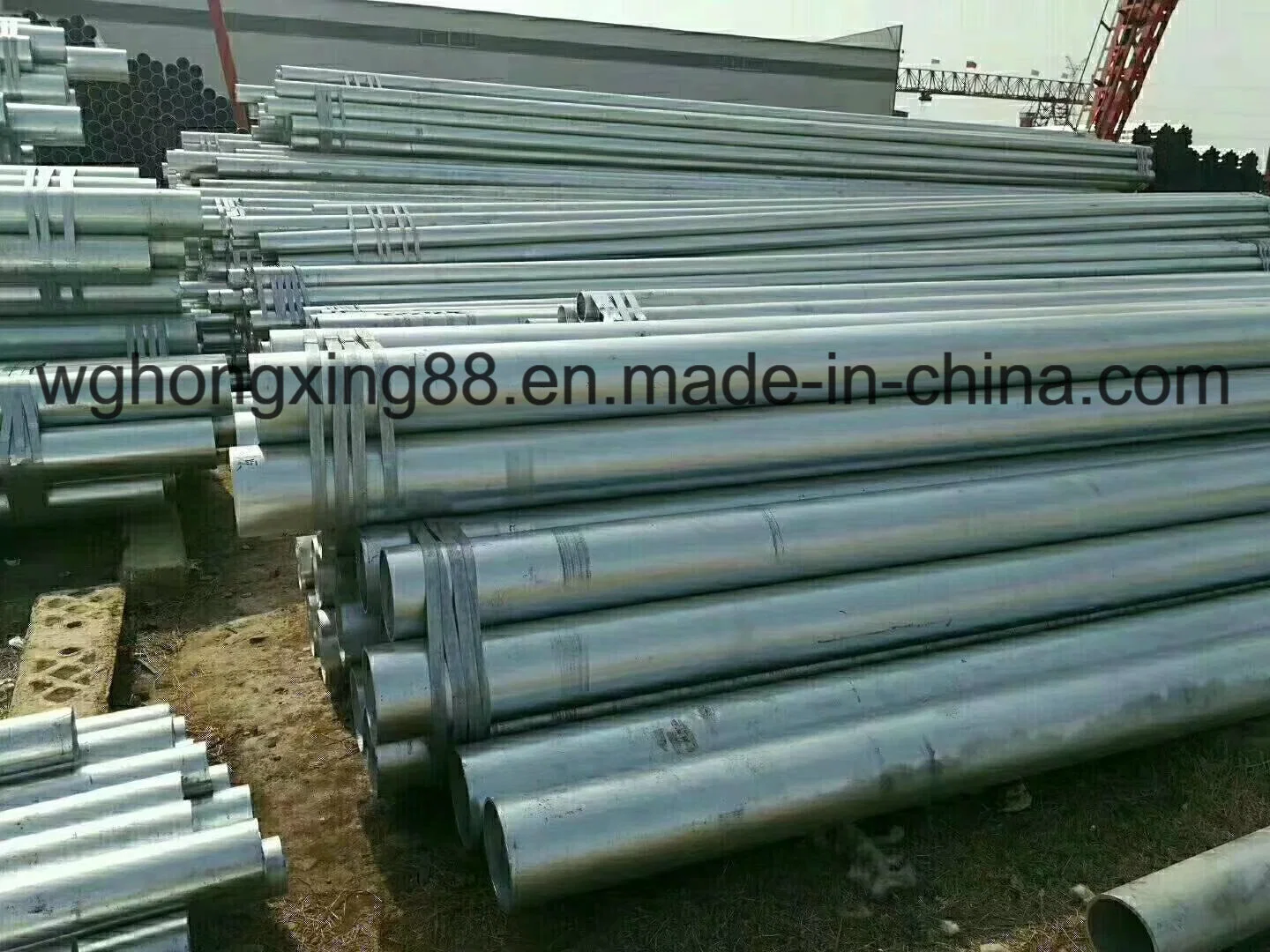  Tubo/tubo redondo de acero galvanizado (Q195-215)