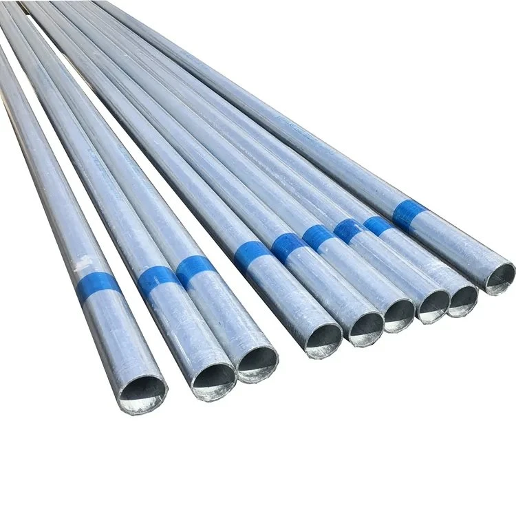  S320GD S350GD S400GD tubo redondo de acero galvanizado soldar tubos de acero galvanizado perfecta ronda