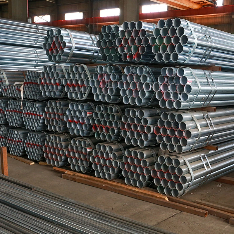  China soldado tubo redondo redondo redondo redondo de acero galvanizado DIP caliente Tubo