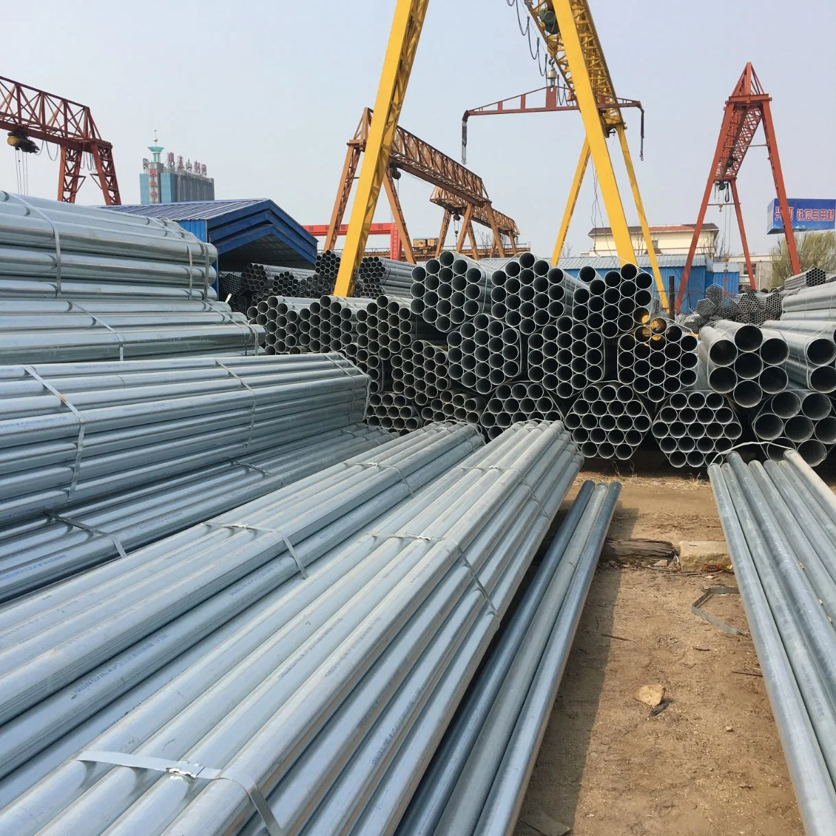 SAE 1008 1010 1020 tubo de acero redondo galvanizado en caliente Tubo galvanizado