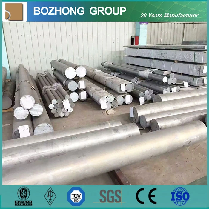  2A14, 6070 Barras redondas de la varilla de aluminio extruido