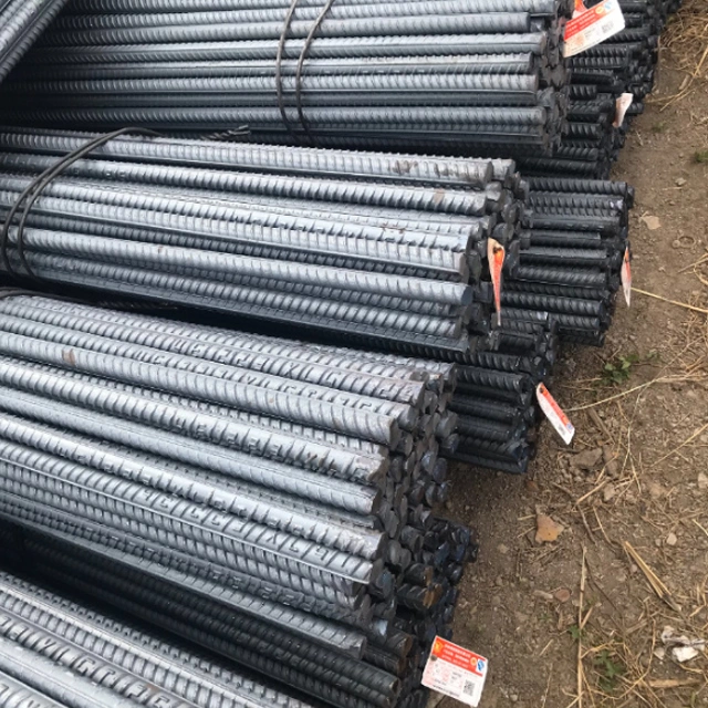  50mm BS4449 460b 500B 500c barra de hierro de refuerzo redonda de carbono Bares