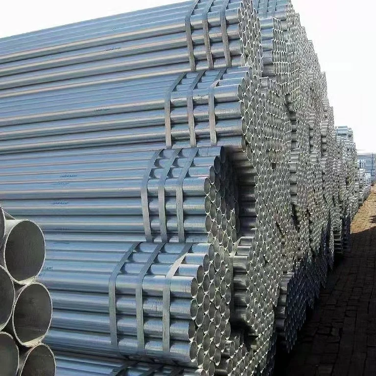 China proveedor profesional de 4 pulgadas de 1/2 pulgada de tubo redondo de acero galvanizado