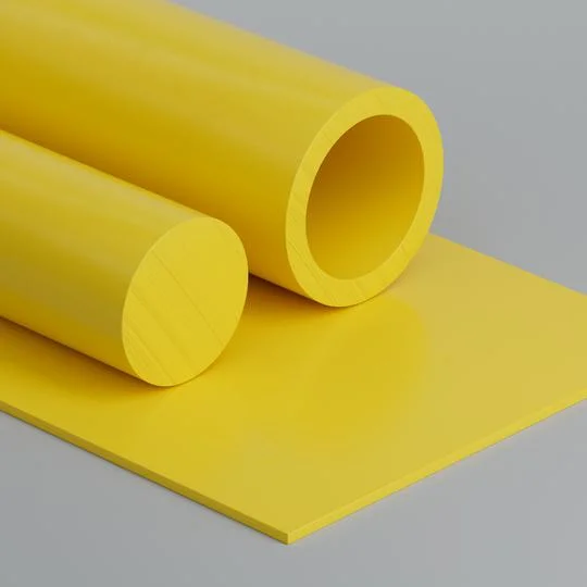  Varilla de nylon PA varilla PA66 varillas varilla de nylon amarillo