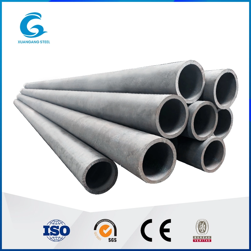 Tubo de acero al carbono Q355b/C/D/E tubo de acero dulce de calidad