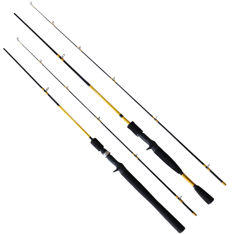  UL PRO Ca&#241;a de carbono de 2 piezas Ca&#241;as Spinning ca&#241;as de pesca de truchas 2,1m