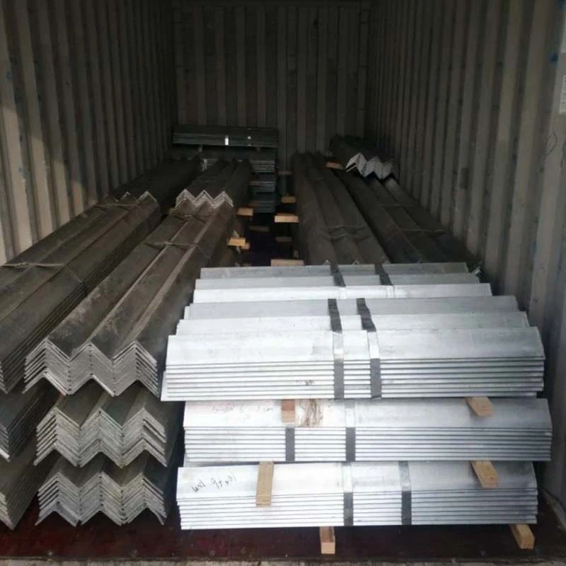 Barra angular de acero dulce en forma de L de hierro galvanizado