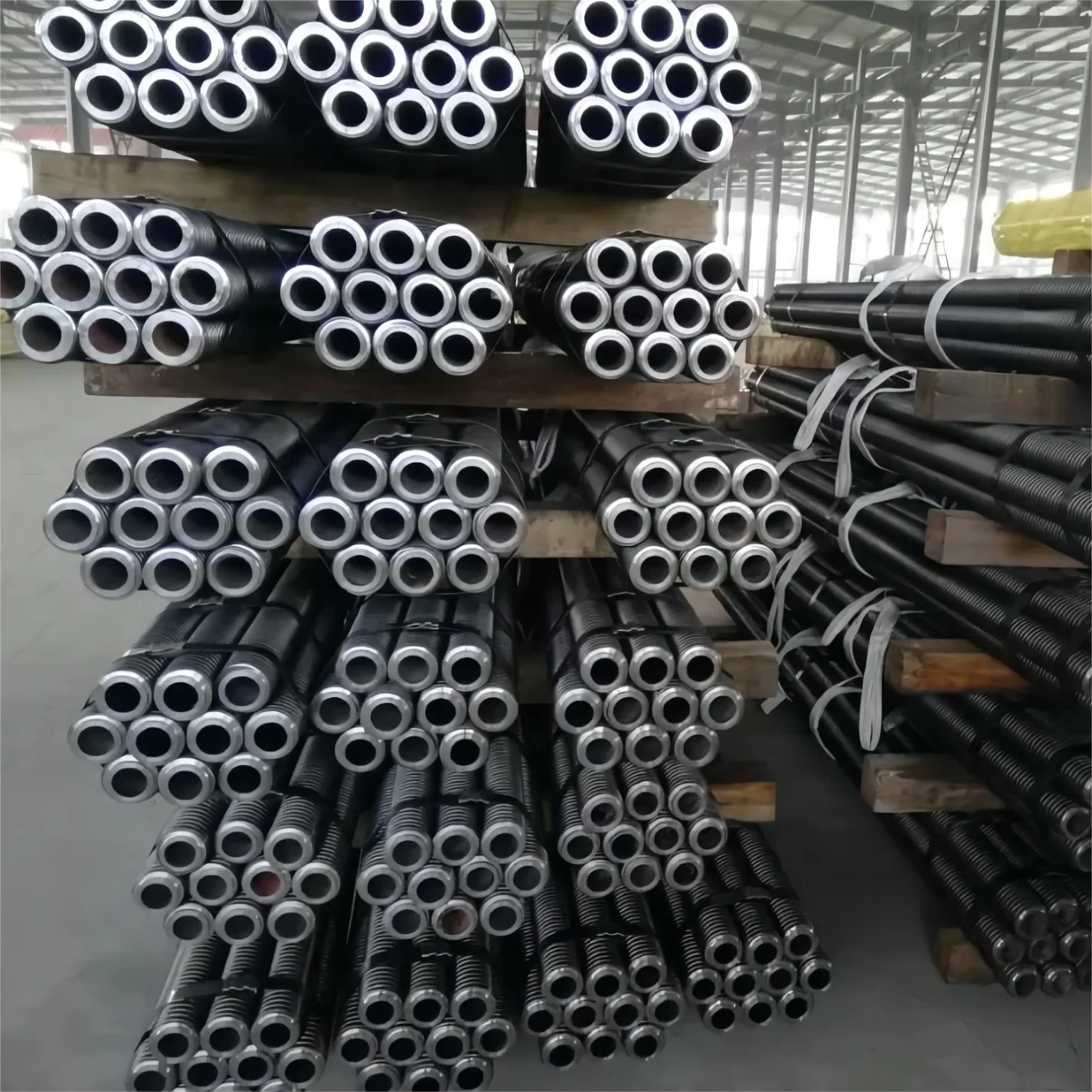 ISO 41cr4 ASTM 5140 JIS SCR 4410 Grado de acero aleado Pernos huecos pernos de roca cabeza hueca hueca barra de anclaje