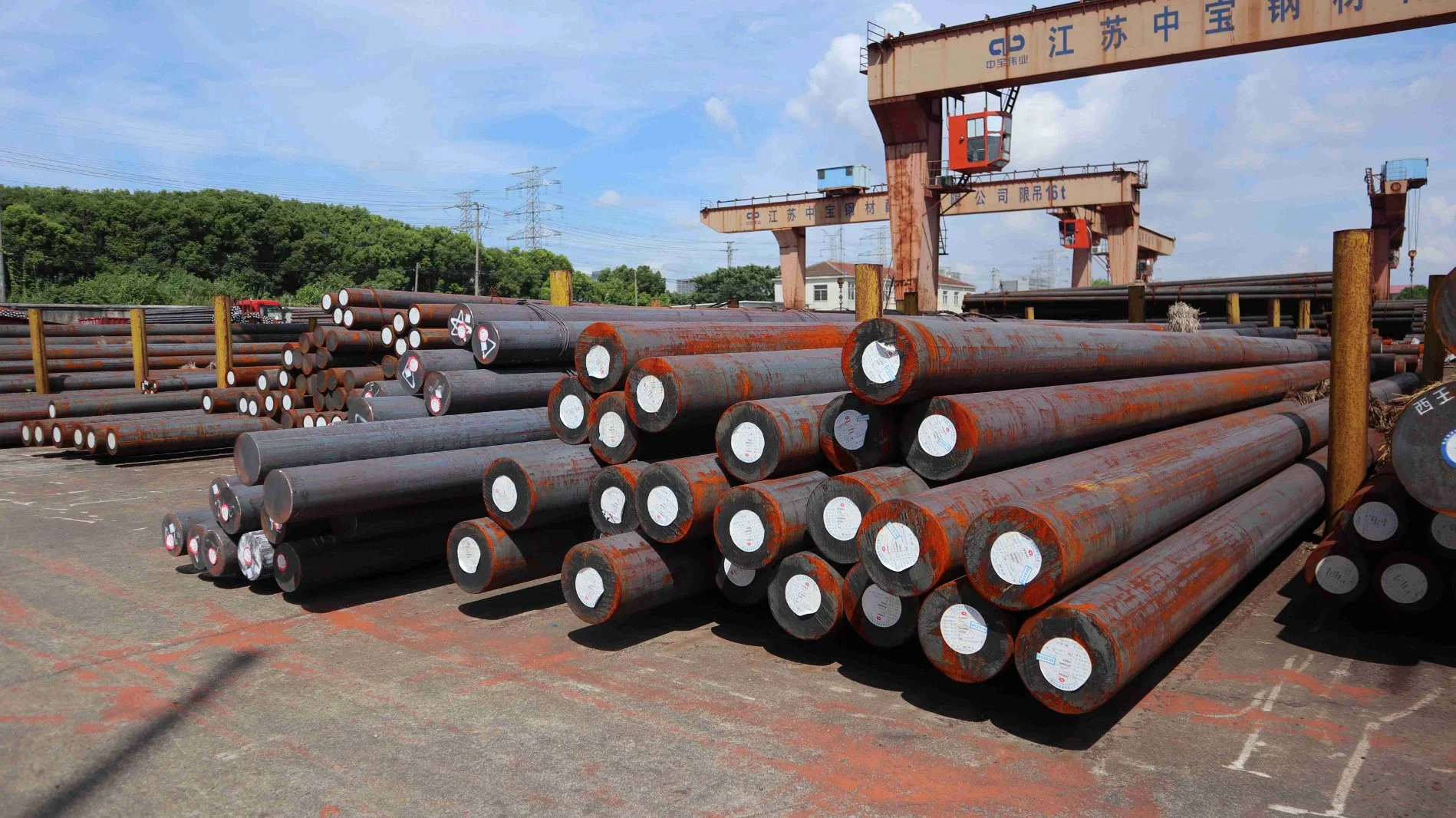 AISI 304 201 barra de acero al carbono laminado en caliente de hierro de acero redonda