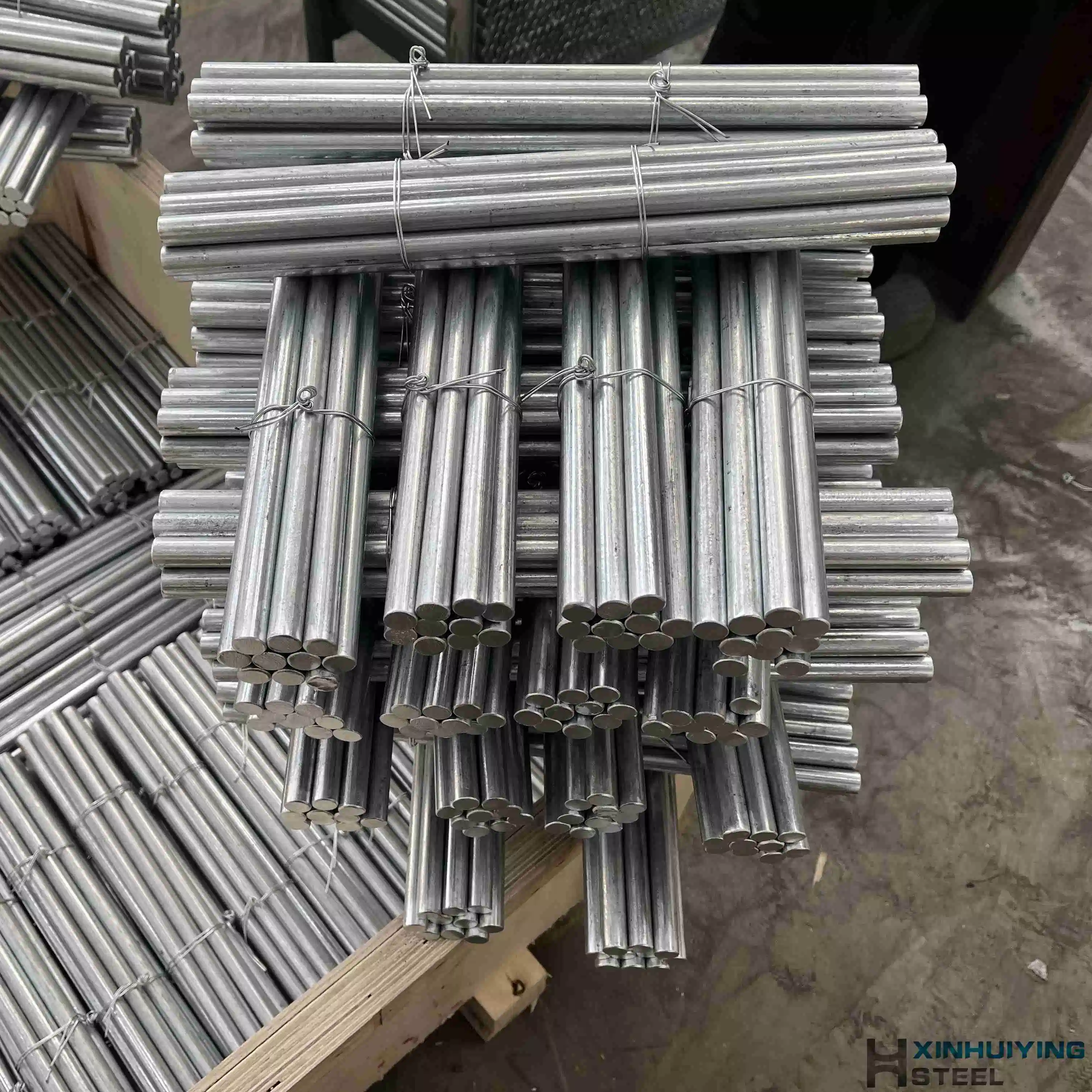  Suministros de Hardware de metal Barra redonda de acero dulce