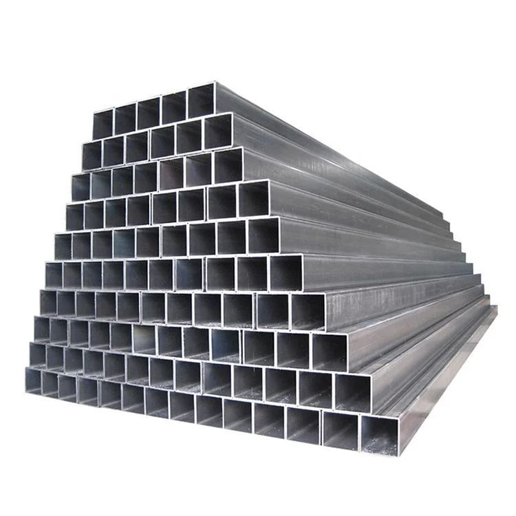  Gi tubo cuadrado de 4 pulgada de tubo tubo de hierro galvanizado de acero galvanizado