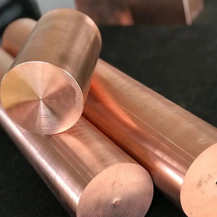  8mm di&#225;metro 99,9% Cobre puro C1100 barra de Cobre de varilla redonda