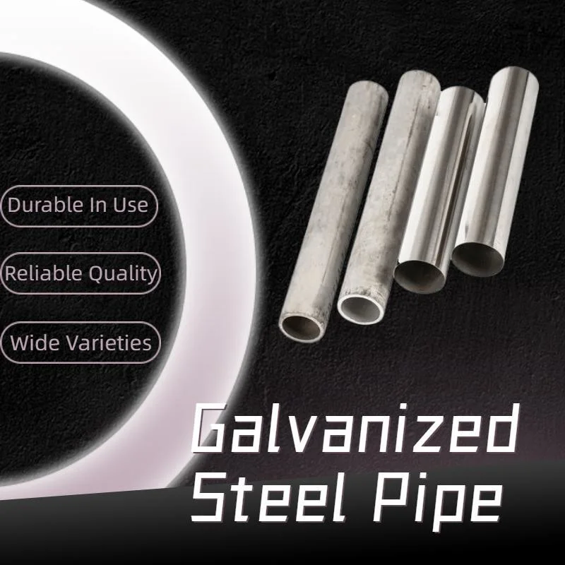  BS1387 tubos redondos de acero galvanizado