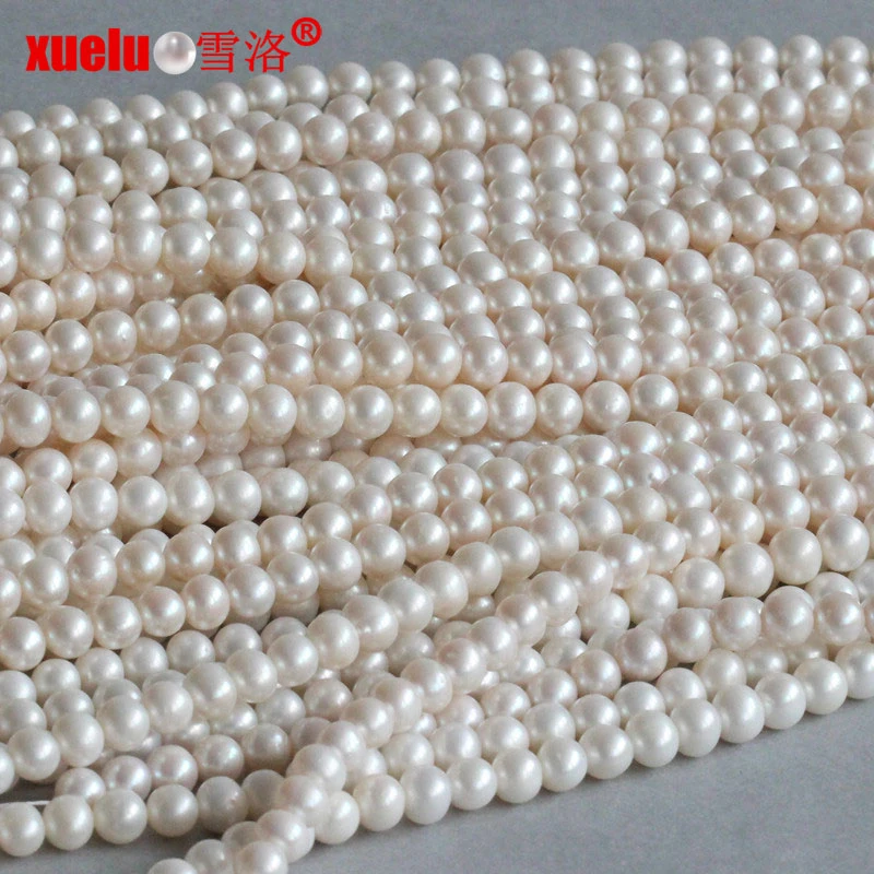 9-10mm redondo Collar de perlas de agua dulce proveedor mayorista de material (E180015)