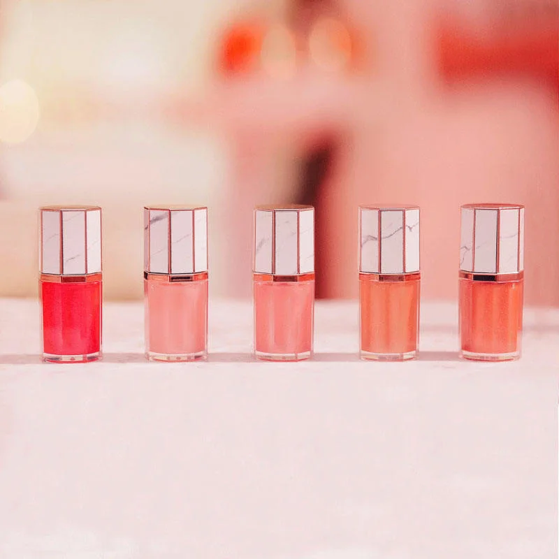  Venta caliente Vegan Makeup labios tinte brillante brillante brillante brillante brillante Lip brillante