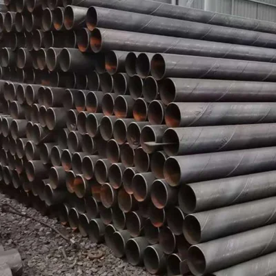 Tubo rotondo saldato con saldatura diritta ASTM A53 di alta qualità Acciaio al carbonio dolce