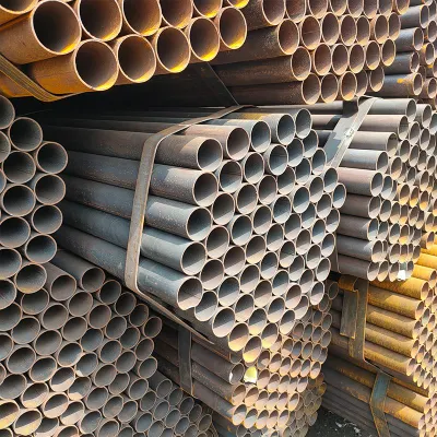 Tubo rotondo saldato con saldatura diritta ASTM A53 di alta qualità Acciaio al carbonio dolce