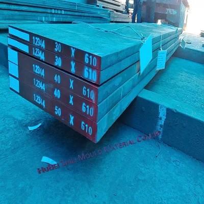 Piastre in acciaio legato laminato a caldo / acciaio per utensili forgiati a caldo Rotonde / in nero /tornitura/ fresatura 4Cr5MoSiV1/1.2344/H13/SKD61-ex-inventario