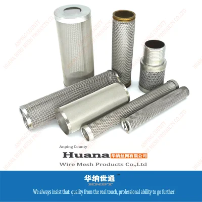304 316 acciaio inox 10 20 50 100 200 micron Tubo filtro a rete metallica