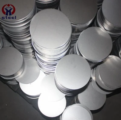 Laminato a freddo 201 304 316 316L SS rotondo Piastra circolare in acciaio inox