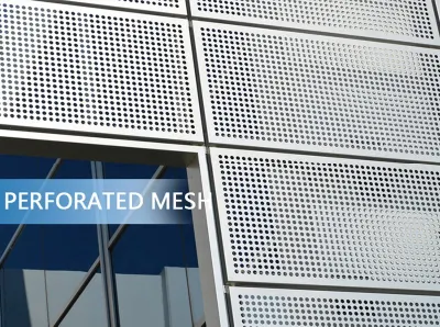 Fornitura in fabbrica di punzonatura esagonale rotonda personalizzata in acciaio inox verniciato a polvere Pannello a taglio in acciaio lamiera perforata