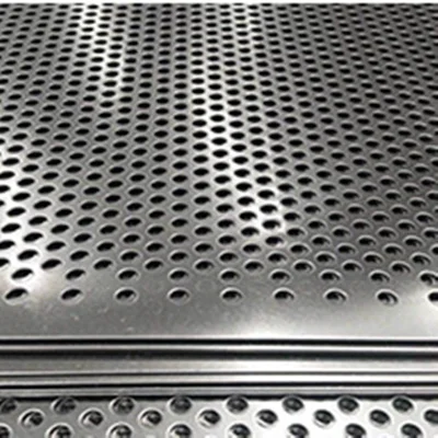 Lamiera perforata in lega 314 304 acciaio inox piastra perforata con Piastra in mesh metallica perforata con foro rotondo