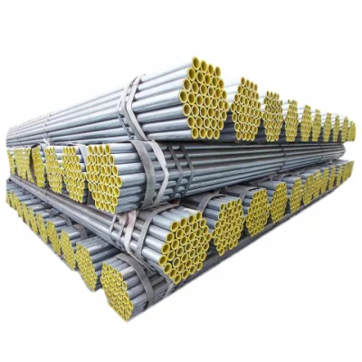 Materiale strutturale da costruzione ASTM A53/A36 ferro rotondo Gi immerso a caldo Tubo in acciaio zincato