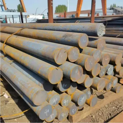 Barra laminata a caldo in acciaio dolce a basso tenore di carbonio quadrata laminata a freddo Taglio rotondo solido in acciaio al carbonio da 50 cr personalizzato per la costruzione Ponte di costruzione