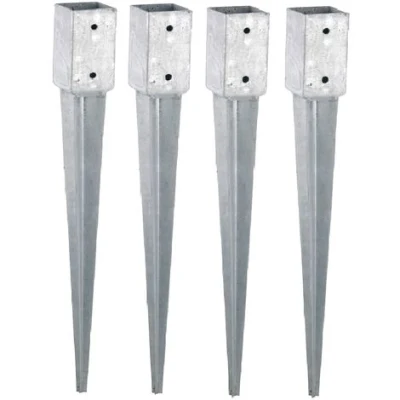 Supporto per colonnina rotonda su piastra Ø 10.1 x 15 cm - fabbrica