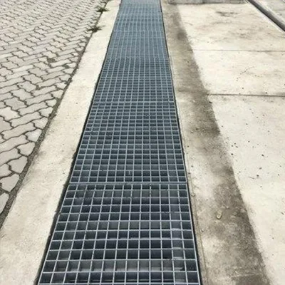 Piattaforma zincata scarico piattaforma separata barra rotonda in acciaio inox overflow Griglia per copertura tombino