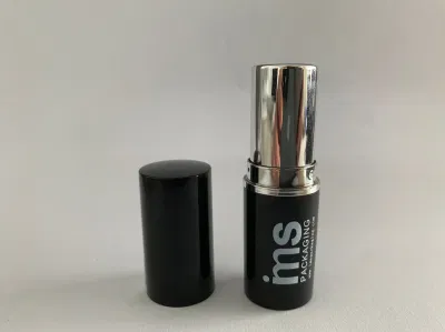Materiali cosmetici rotondi/quadrati in plastica/alluminio PCR-ABS Tubo di confezionamento per rossetto con bicchiere da 12.1/12,7 mm