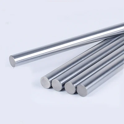 Albero con cuscinetto a movimento lineare Precison in Cina SUJ2 4140 Ck45 Asta in acciaio per barre del pistone cromate dure En8 per idraulica Cilindro